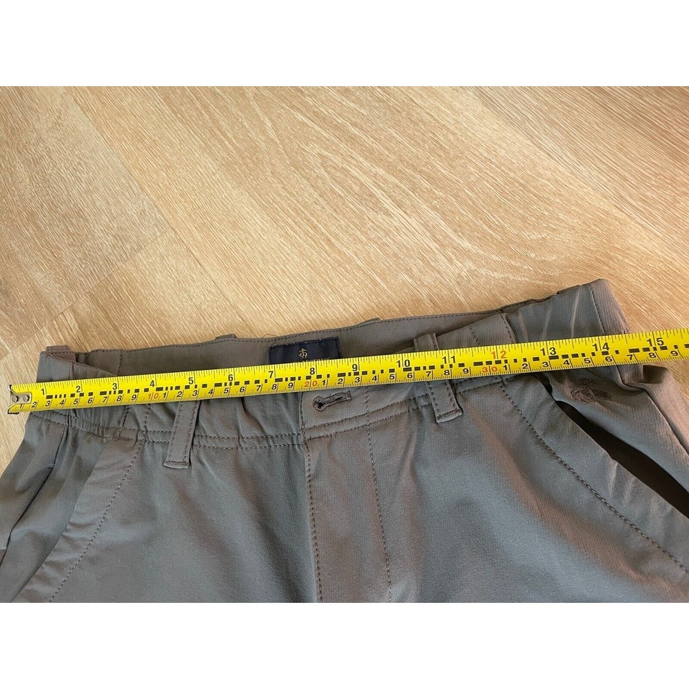 Brooks Brothers Golf Performance Pants‎ Gray 30 X 30 Nylon Spandex Chino Khaki - Picture 14 of 15
